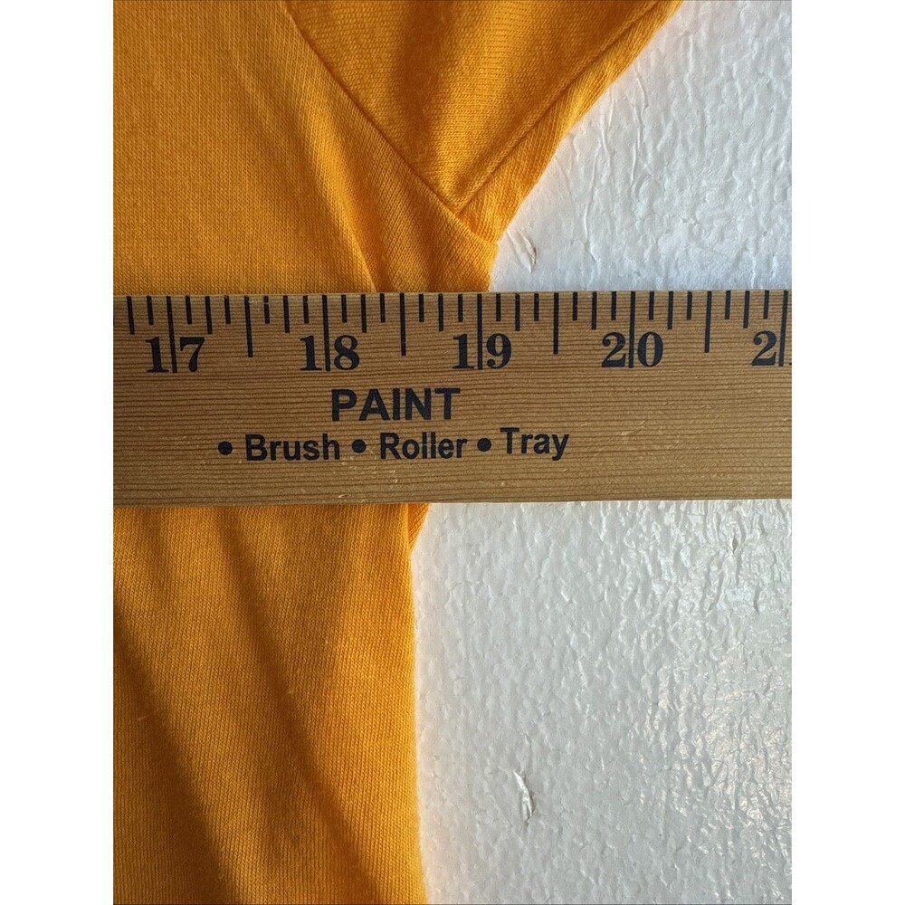 NWOT VTG 1983 Washington Redskins Superhogs Shirt Large Single Stitch NFL Yellow - Picture 7 of 8
